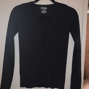 Free People Intimately Lace Up Top